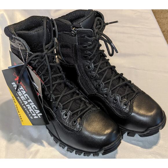 Men's Belleville 8" Khyber TR960Z Hot Weather Side-Zip Tactical Boots Size 7.5R - Picture 1 of 14